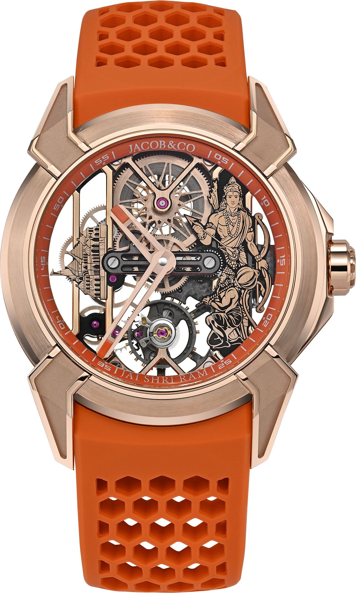 Jacob & Co. Epic X Ram Janmabhoomi Rose Gold Edition